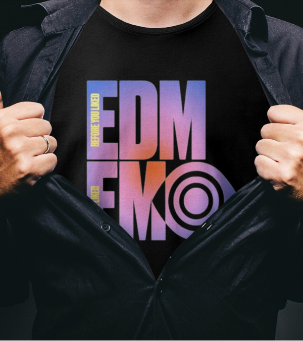 Before You Liked Edm Emo Nite X Insomniac Collaboration Pastel Gradient T-Shirt