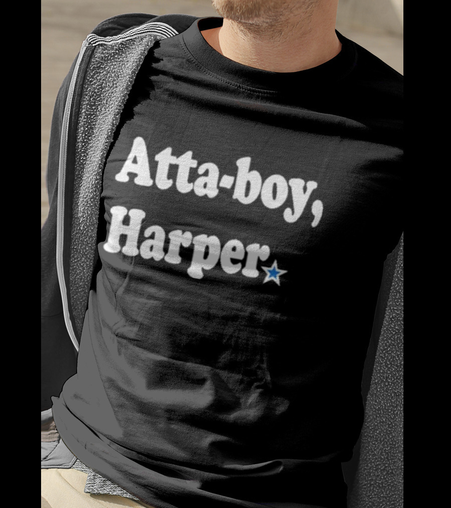 Atta-boy Blue Star Minimalist T-Shirt