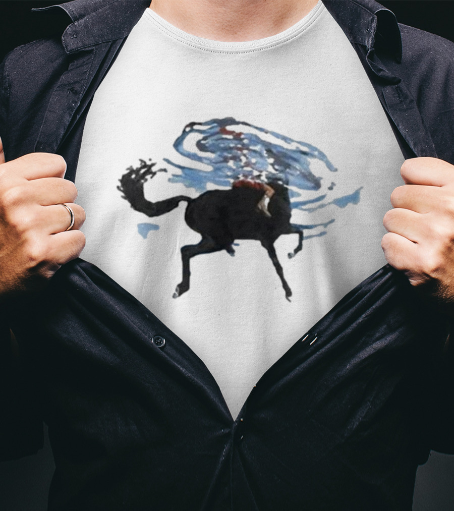 Badbunny Horse Underwater Scene T-Shirt