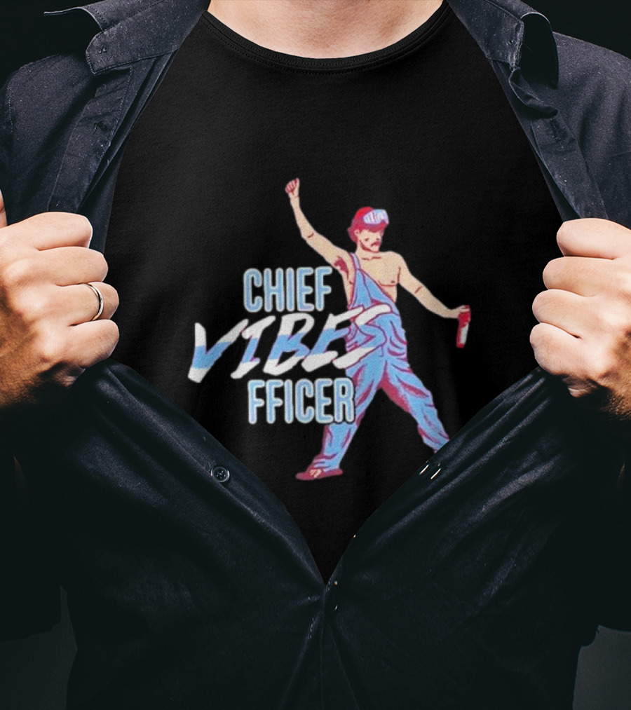 Chief Vibes Officer Fun Party Dance Pose T-Shirt