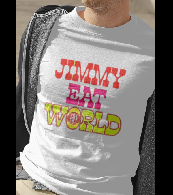 Jimmy Eat World Retro Bubble Lettering T-Shirt