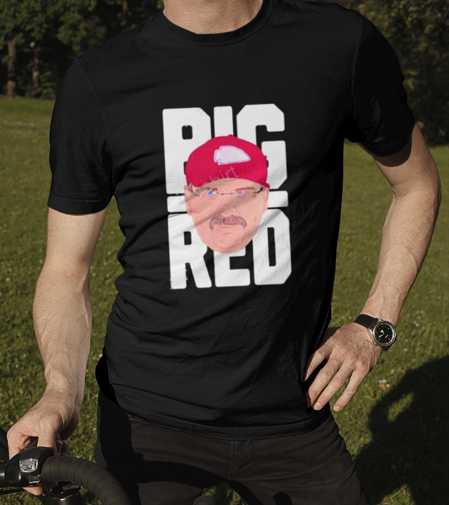 Lexiosborne Bellboy Big Red Cap And Mustache T-Shirt