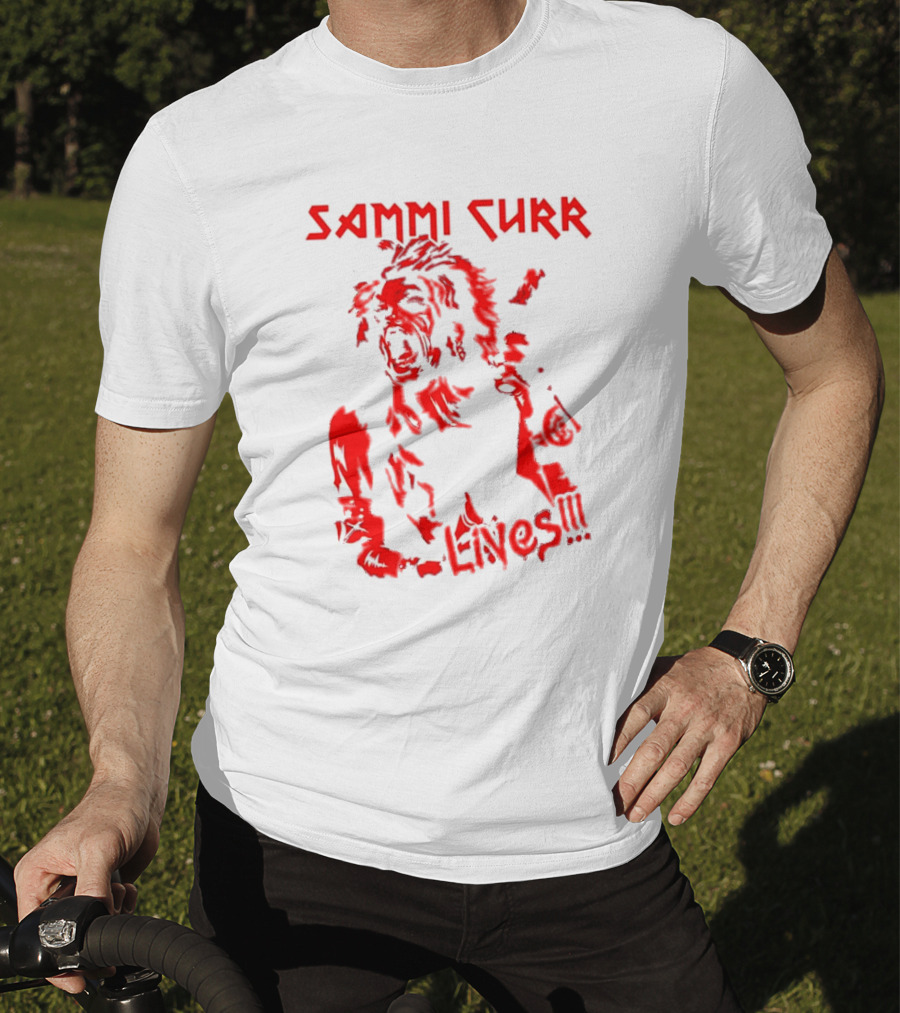 Sammi Curr Lives Heavy Metal Horror T-Shirt