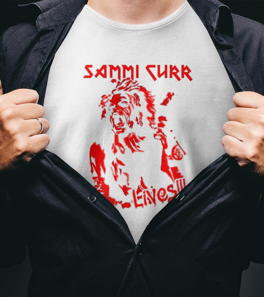 Sammi Curr Lives Heavy Metal Horror T-Shirt