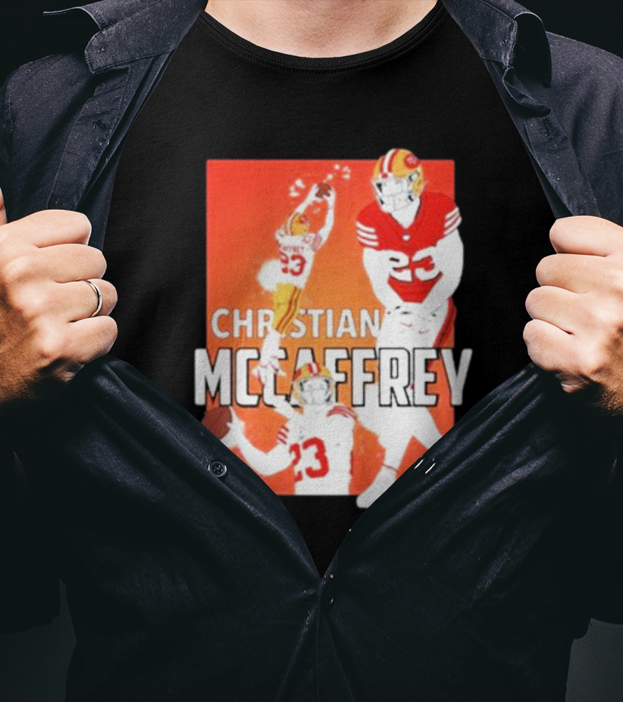 Christian McCaffrey 23 Football Highlights T-Shirt