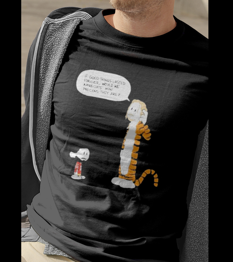 Day 168 Calvin And Hobbes If Good Things Lasted Forever Would We Appreciate How Precious They Are T-Shirt