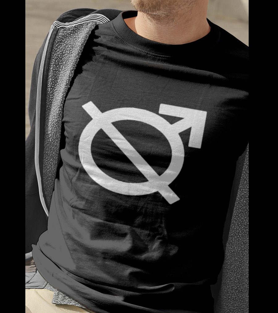 Hitsuji Goods Merch The VHS Doggy Mars Symbol Circle Arrow T-Shirt