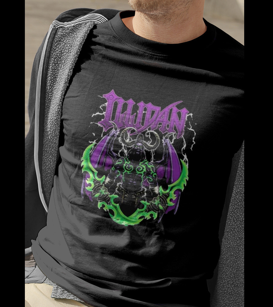 Illidan Stormrage Blizzard World Of Warcraft Iconic Demon Hunter T-Shirt