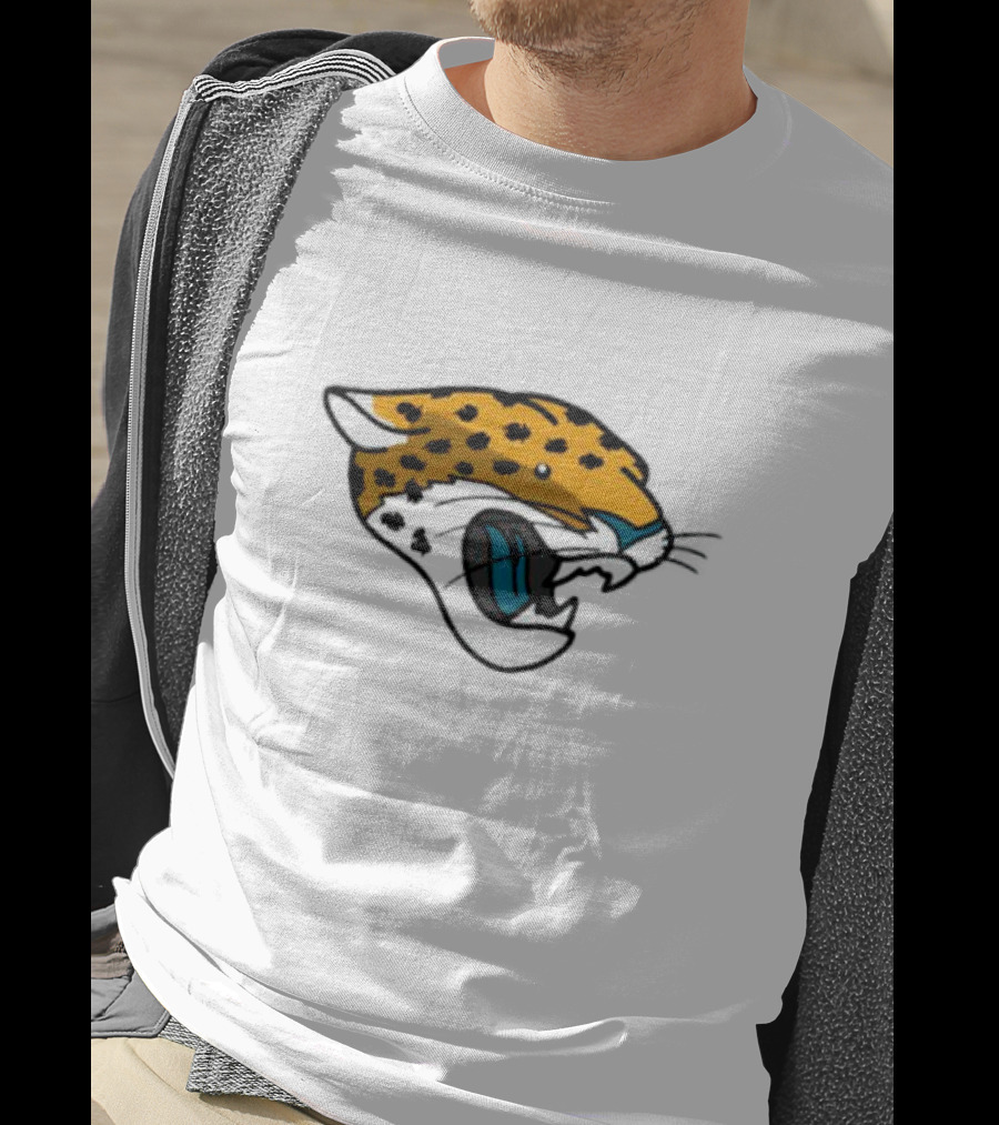 Jacksonville Jaguars Corndoggylol Jaguar Head T-Shirt