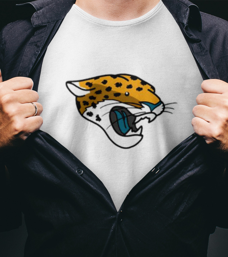 Jacksonville Jaguars Corndoggylol Jaguar Head T-Shirt