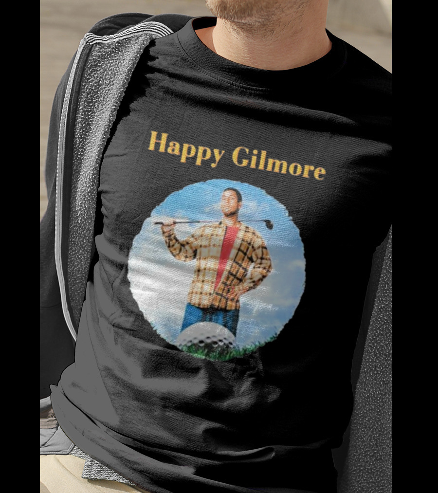 Happy Gilmore Golf Classic Plaid Shirt Pose T-Shirt