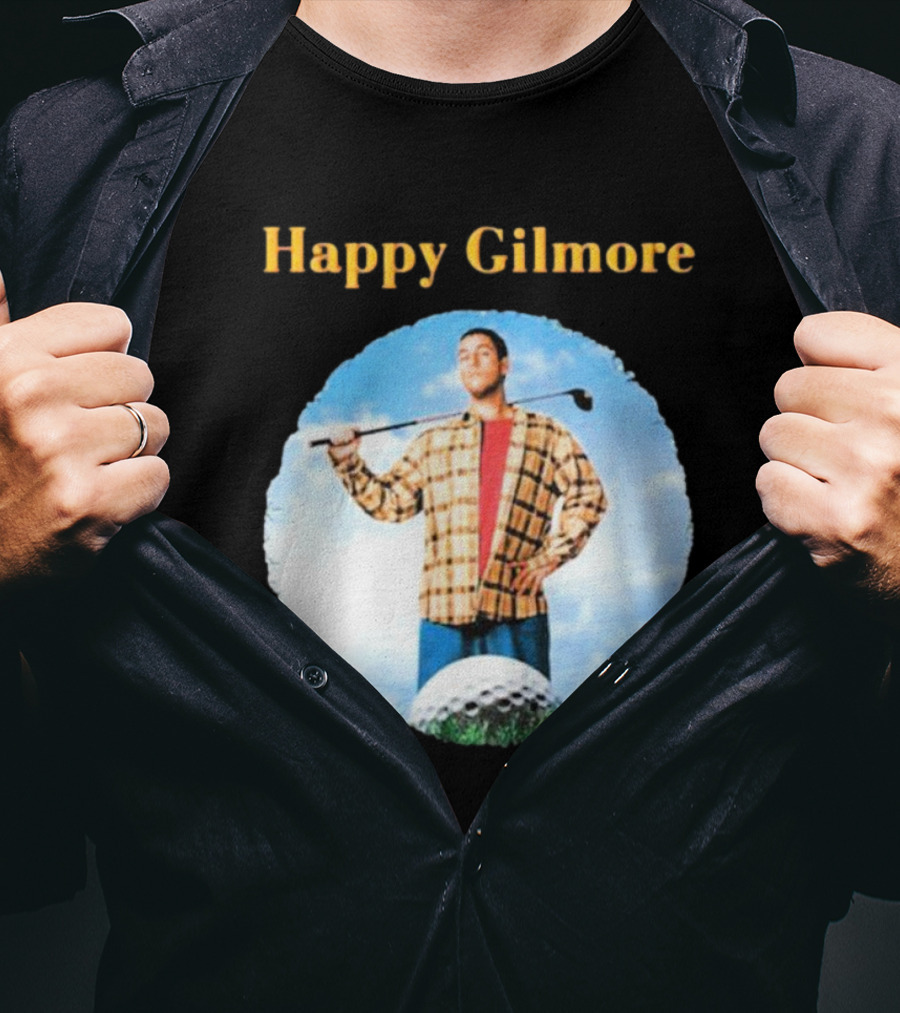 Happy Gilmore Golf Classic Plaid Shirt Pose T-Shirt