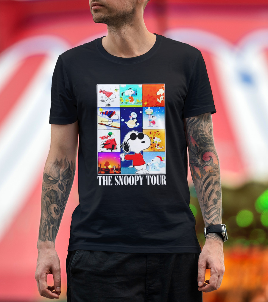 Peanuts Snoopy Autumn Seasons Tour T-Shirt