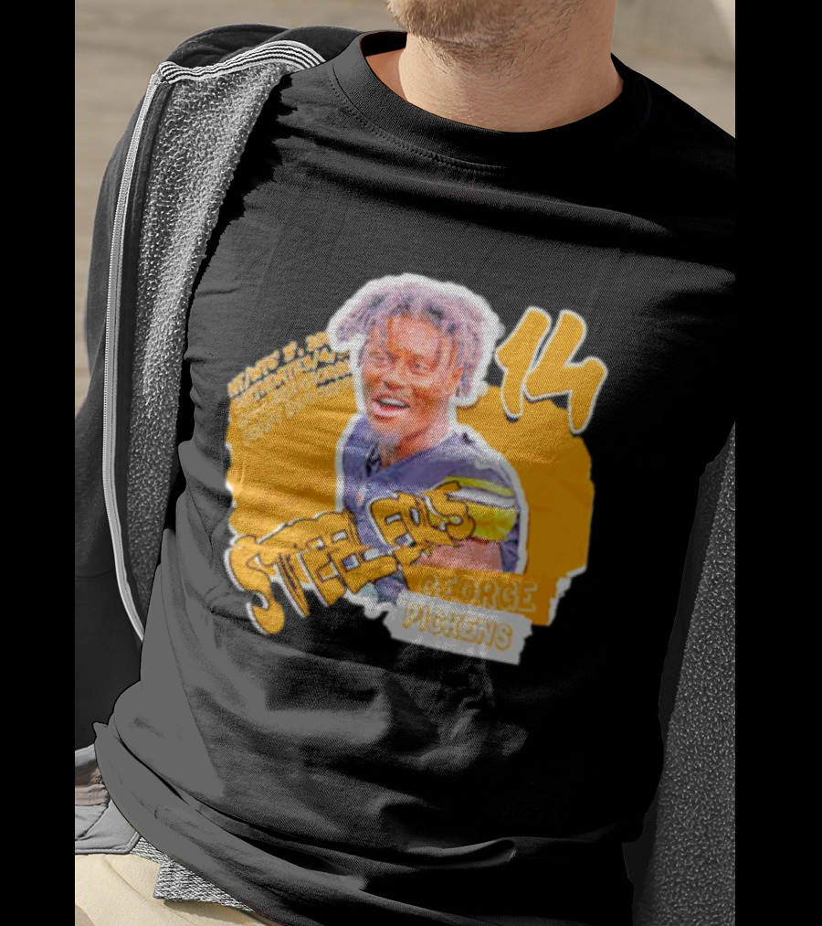 George Pickens Steelers 14 Football Player T-Shirt