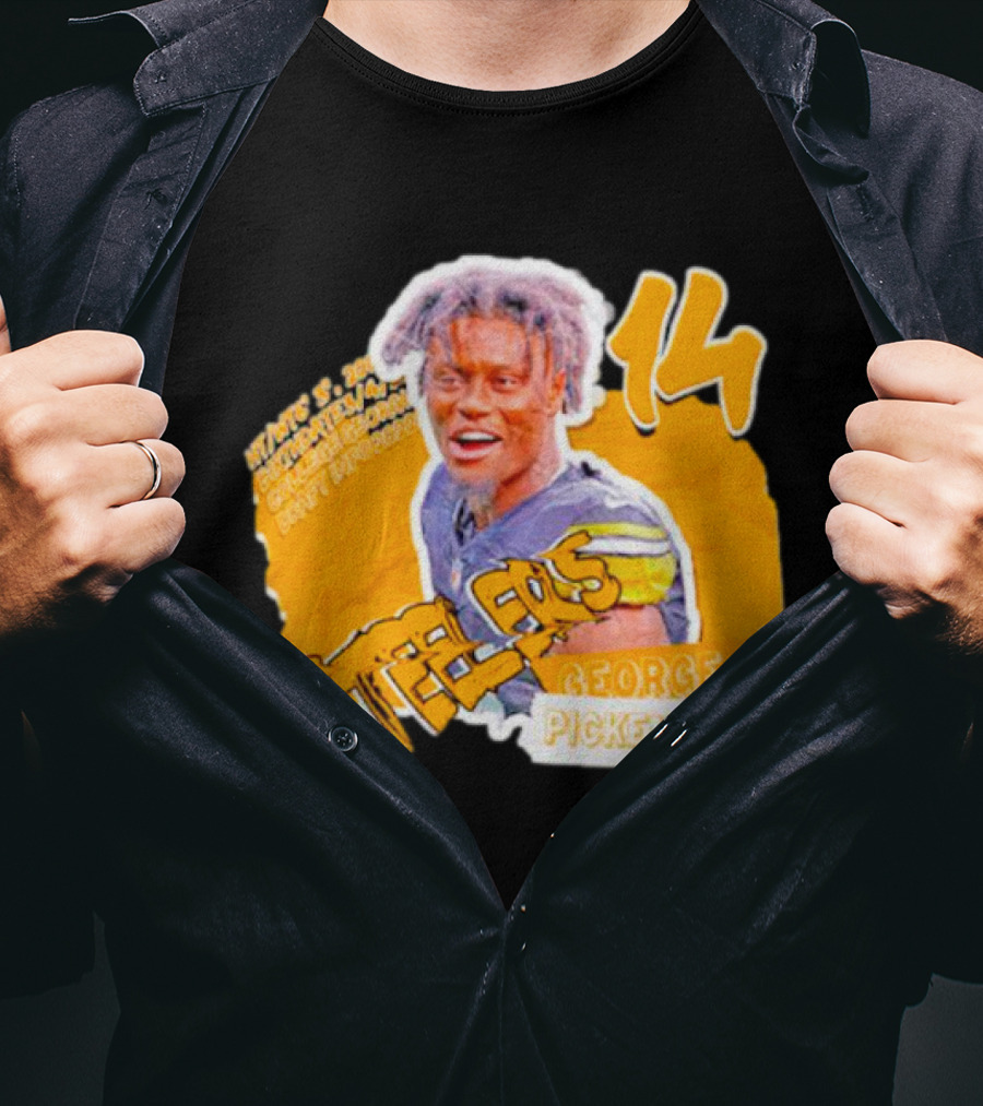 George Pickens Steelers 14 Football Player T-Shirt