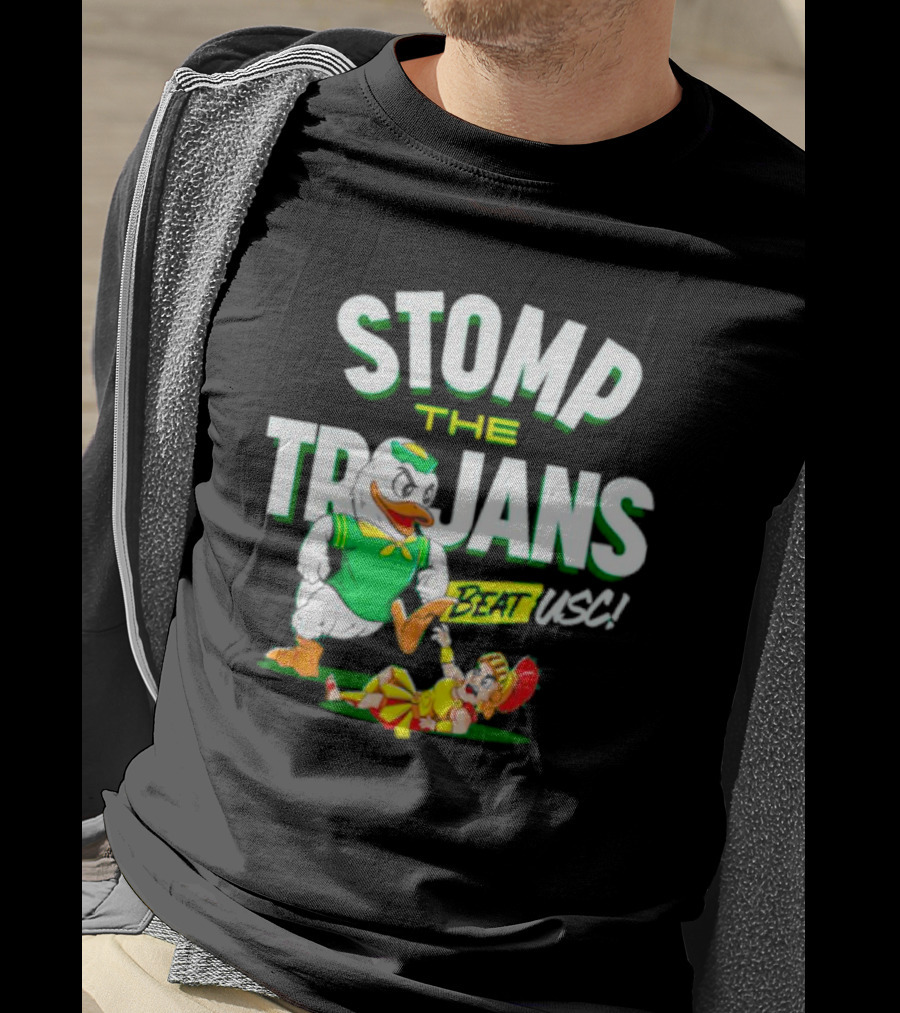 Oregon Ducks Stomp The Trojans Beat USC Victory T-Shirt