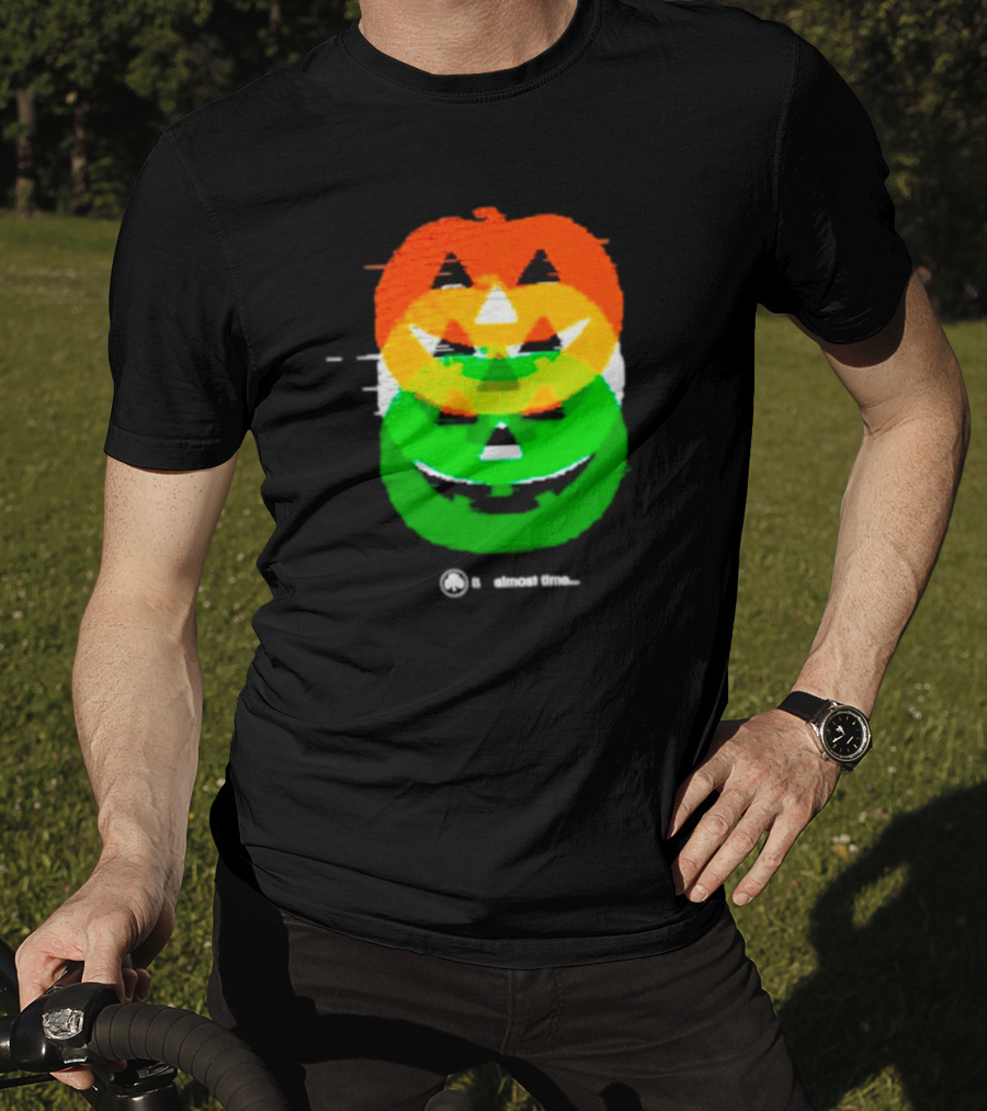 Pumpkin Glitch It's Almost Time T-Shirt