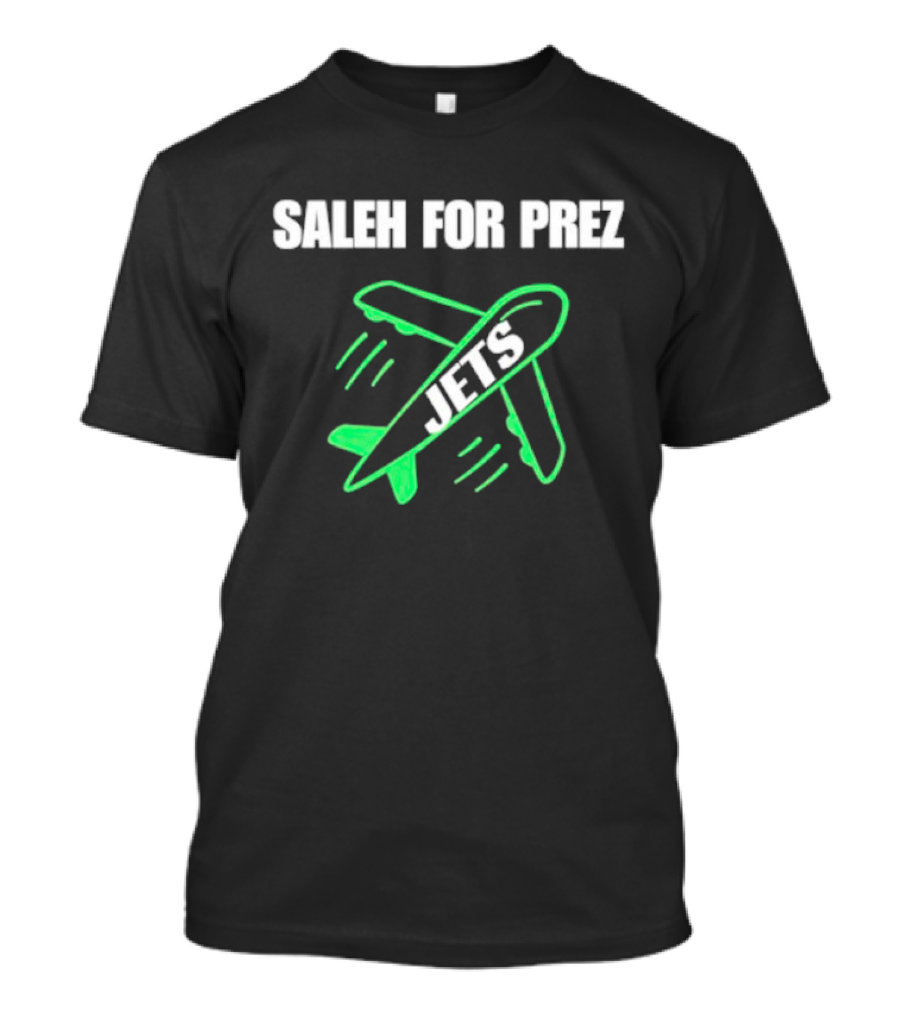Saleh For Prez Jets Airplane Design New York Jets T-Shirt