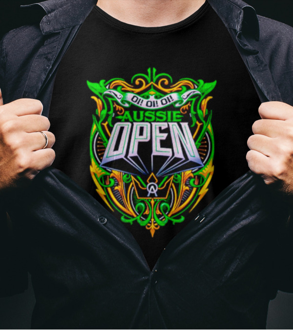Aussie Open Oi Oi Oi Bold Emblem T-Shirt