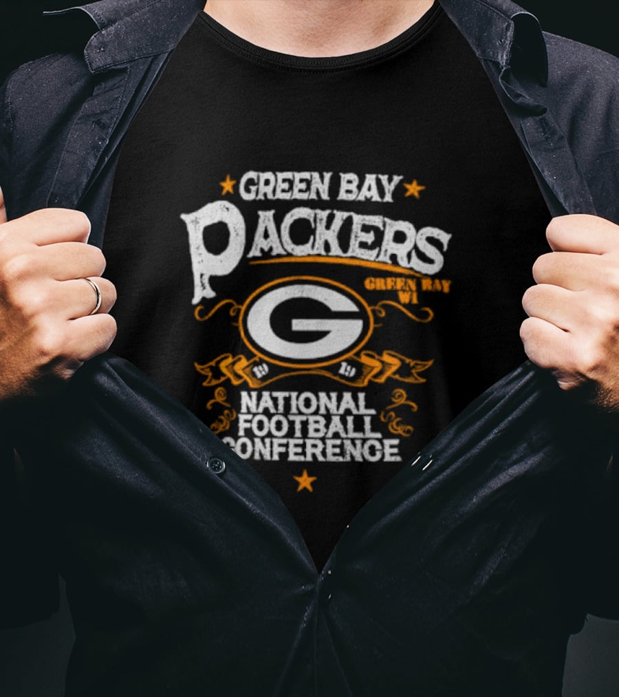 Green Bay Packers National Football Conference 1919 Green Bay WI T-Shirt