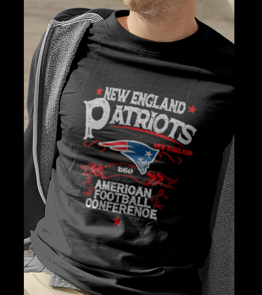 New England Patriots 1960 American Football Conference T-Shirt