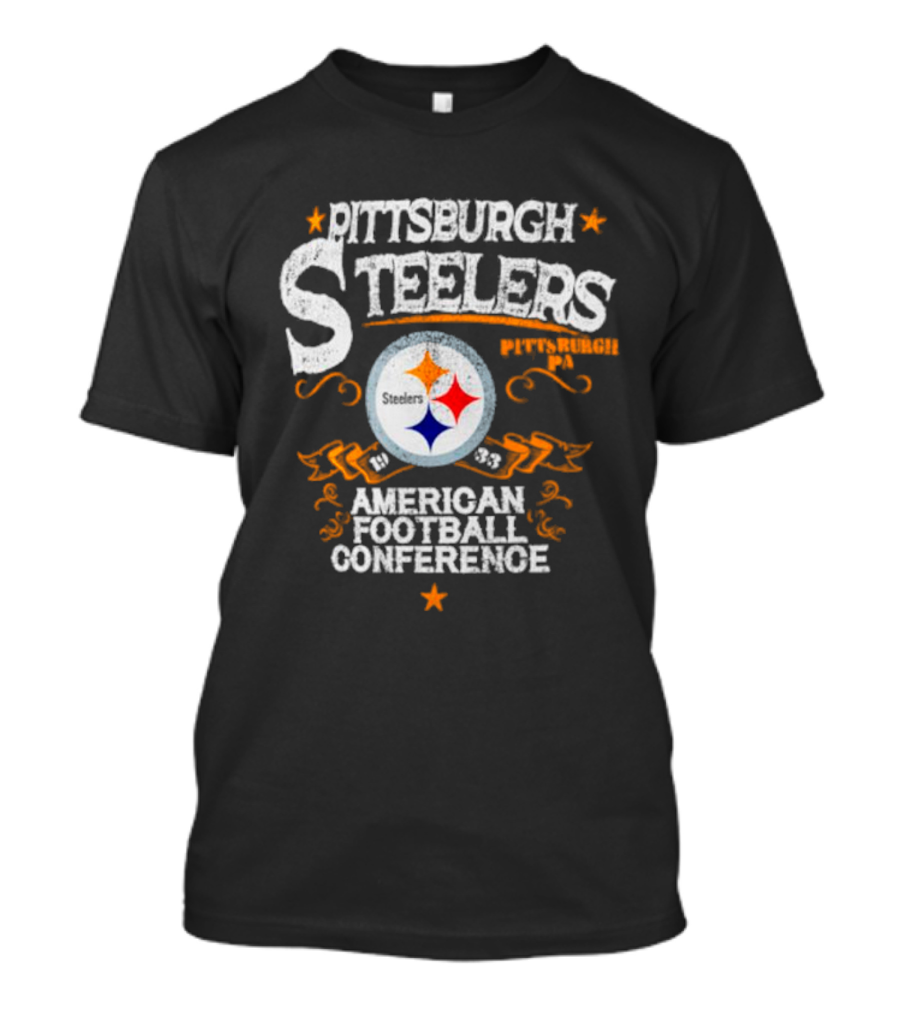 Pittsburgh Steelers Pittsburgh PA 1933 American Football Conference T-Shirt