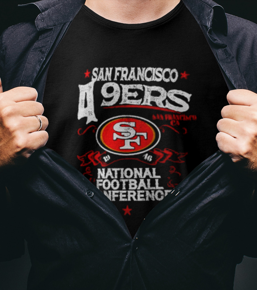 San Francisco 49ers SF 1946 National Football Conference T-Shirt