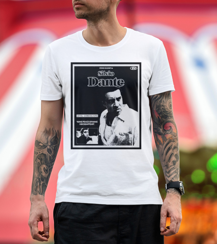 Silvio Dante Loyal Consigliere Make Peace or Make Him Disappear T-Shirt