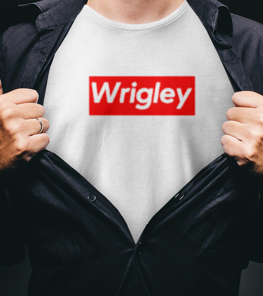 Wrigley Classic Logo Red White T-Shirt