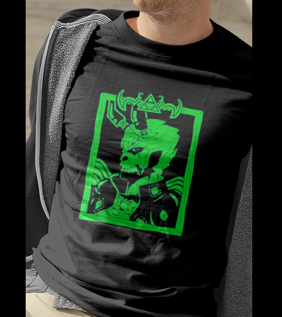 Glow In The Dark Ganondorf Triforce Frame T-Shirt