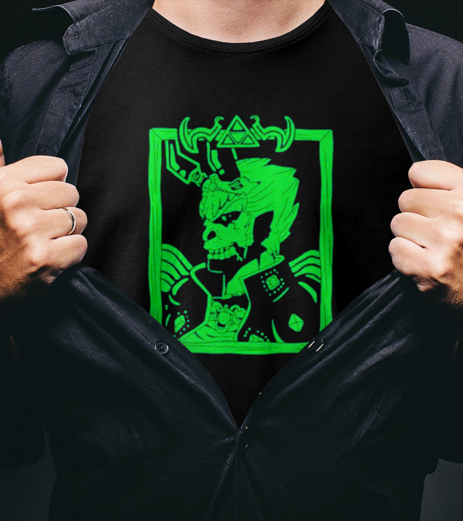 Glow In The Dark Ganondorf Triforce Frame T-Shirt