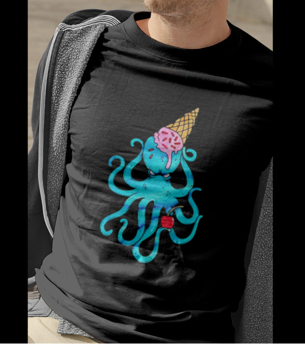 Mark Hoppus HMNIM Ice Cream Cone Octopus T-Shirt