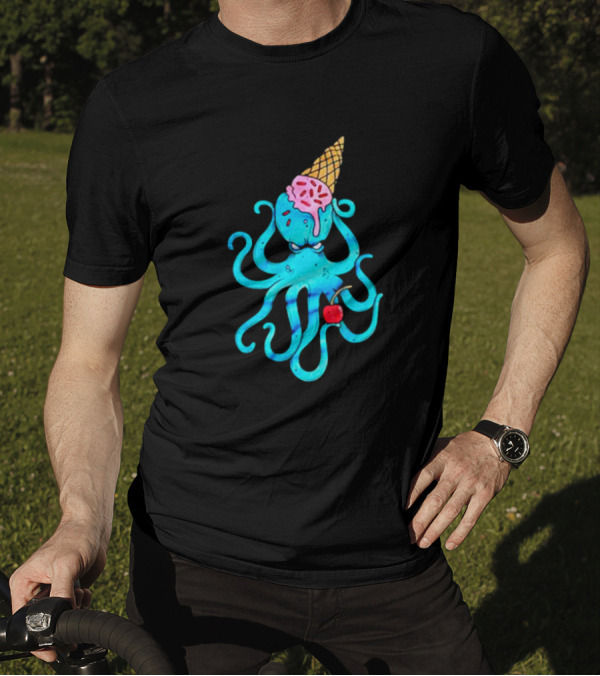 Mark Hoppus HMNIM Ice Cream Cone Octopus T-Shirt
