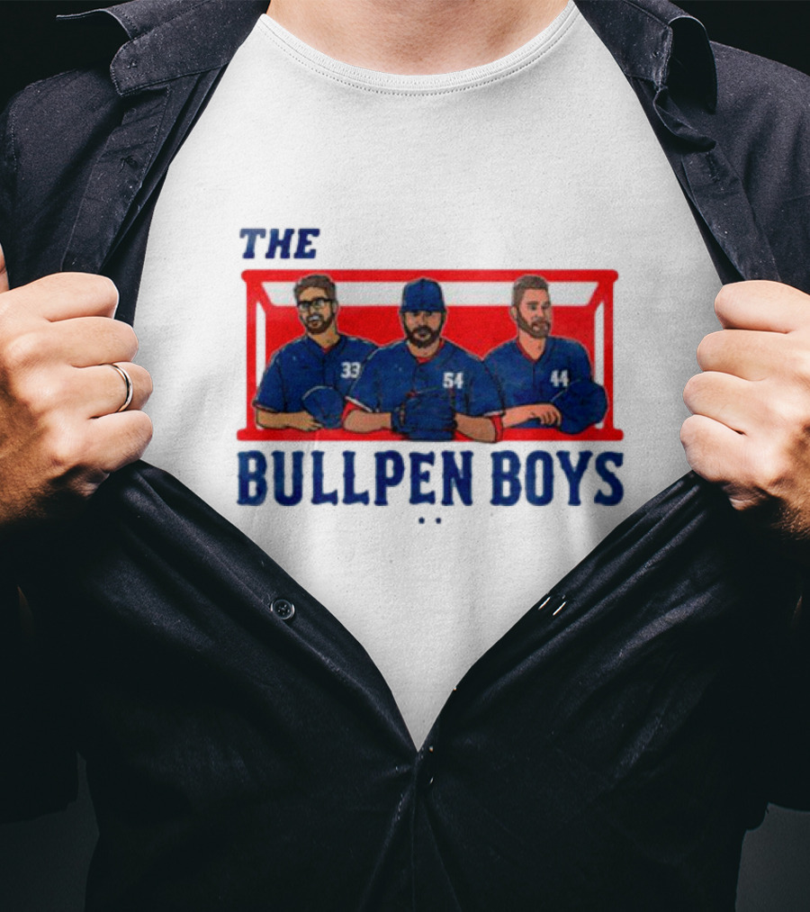 THE TEXAS RANGERS BULLPEN BOYS 33 54 44 T-Shirt