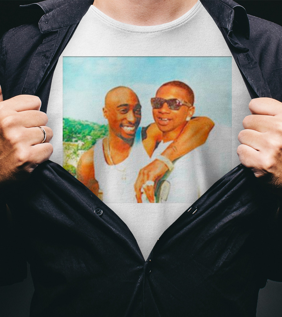 Tupac X Lil B Friendship Vibes T-Shirt