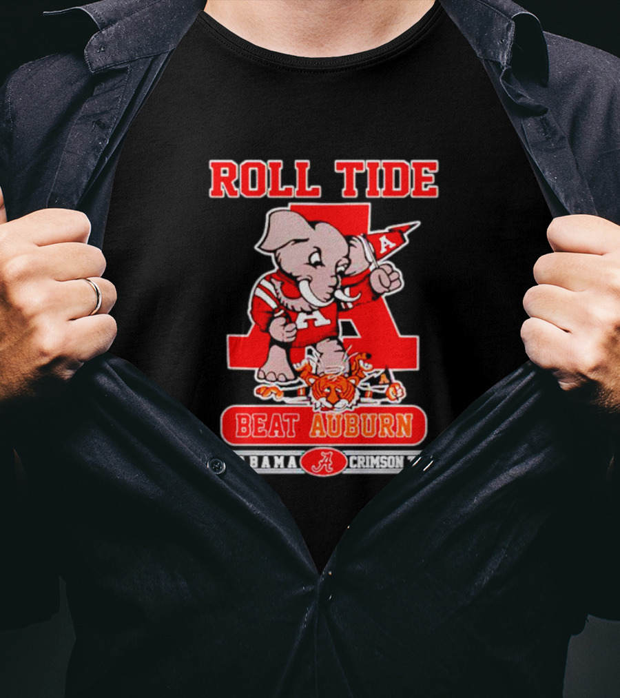 Roll Tide Alabama Crimson Tide Beat Auburn T-Shirt