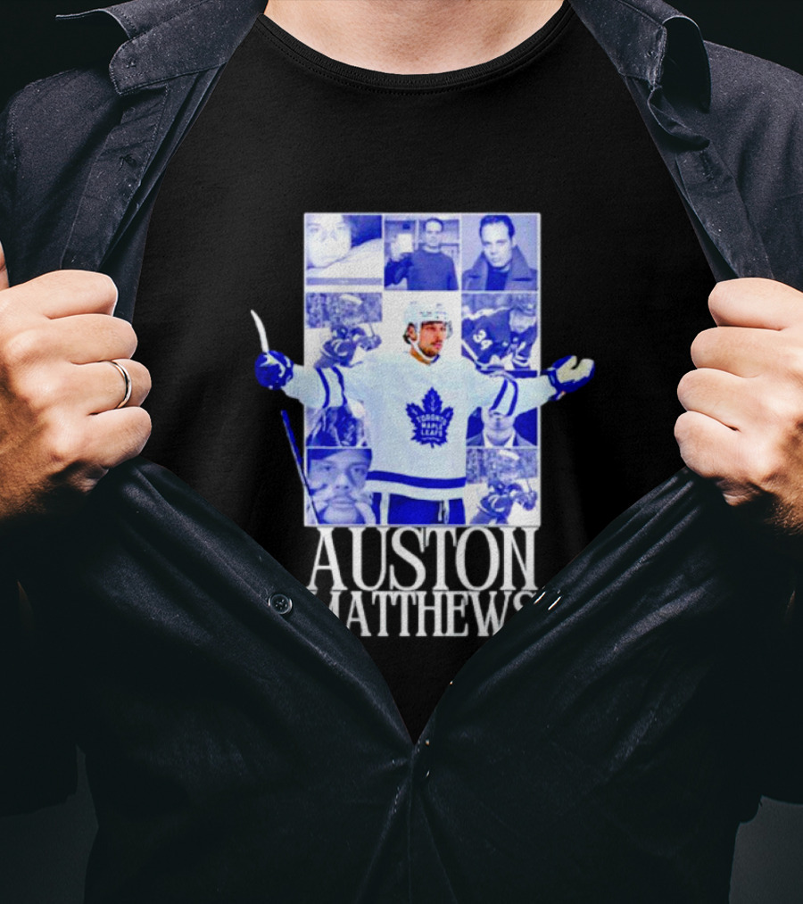 Auston Matthews Toronto Maple Leafs Eras Tour T-Shirt