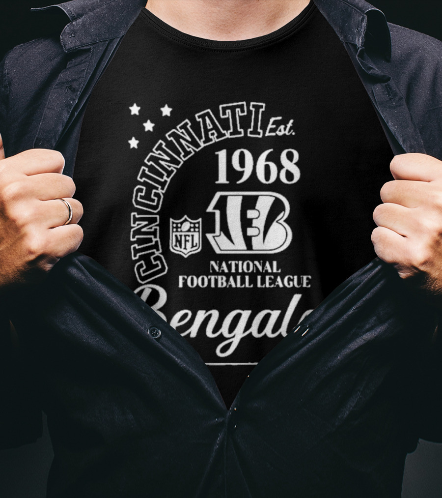 Cincinnati Bengals Starter NFL Est 1968 Arch T-Shirt