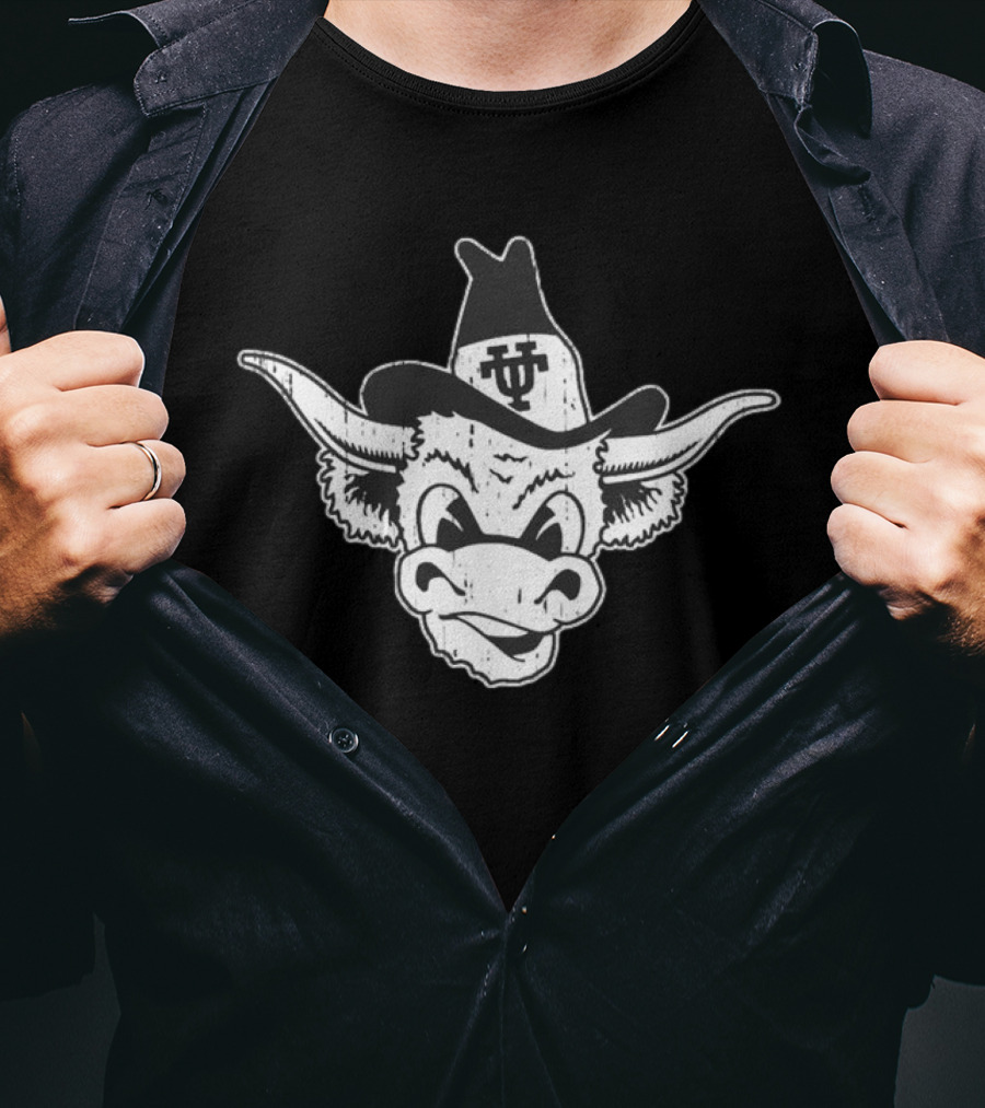 Comfort Wash Texas Orange Vintage Longhorns UT Cowpoke T-Shirt