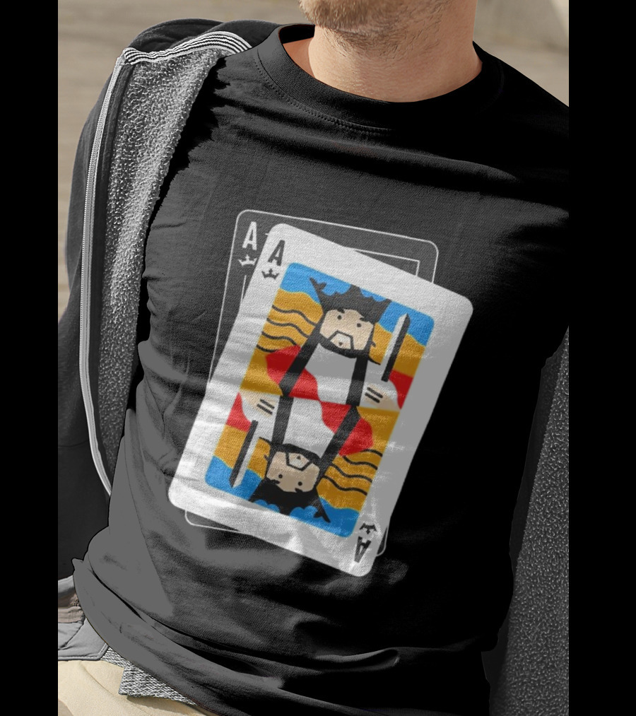 Steve Aoki DraftKings Playing Card Kings With Ace T-Shirt