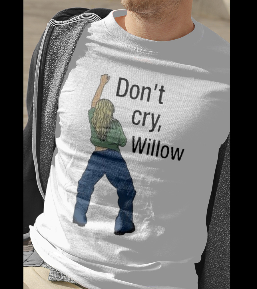 Don't Cry Willow Woman Dancing Back View T-Shirt