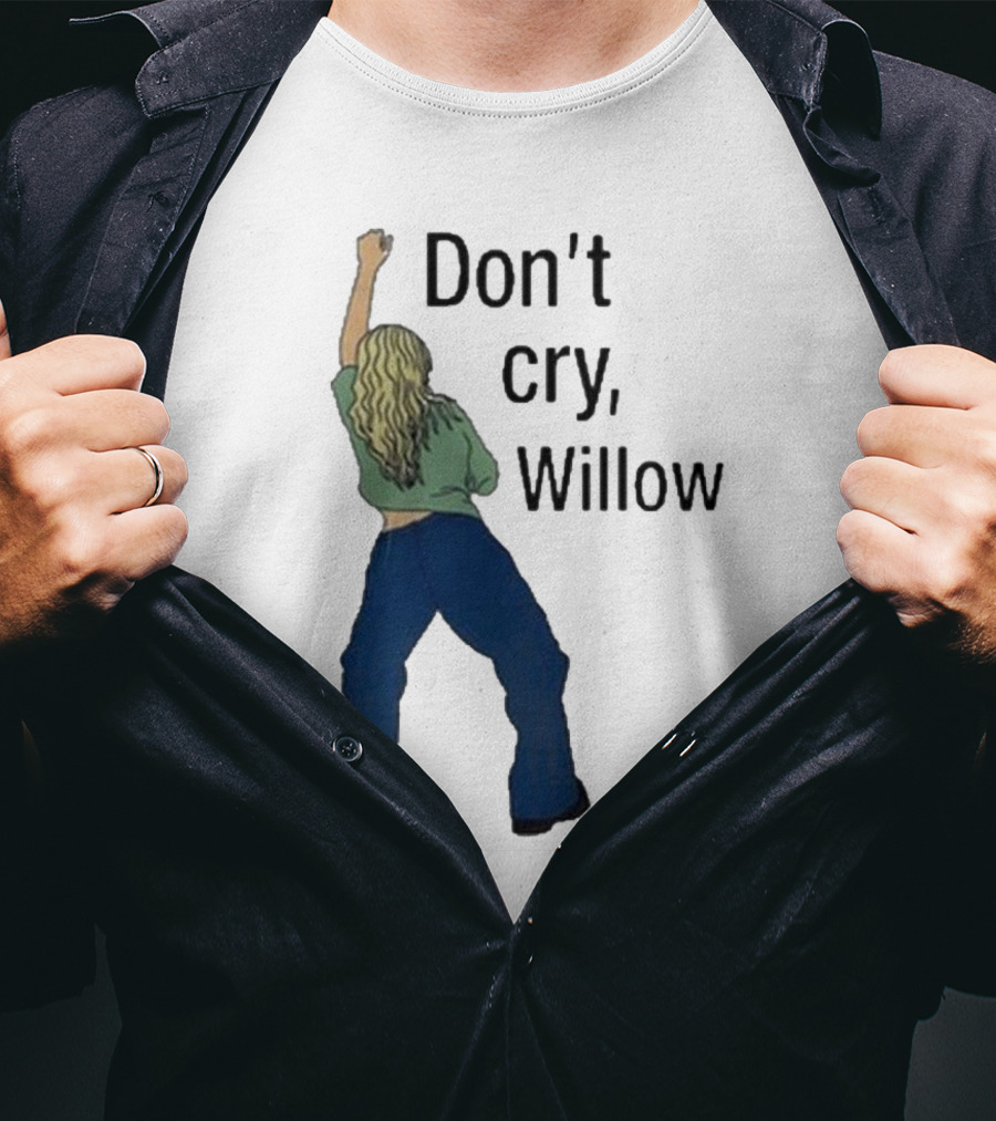 Don't Cry Willow Woman Dancing Back View T-Shirt