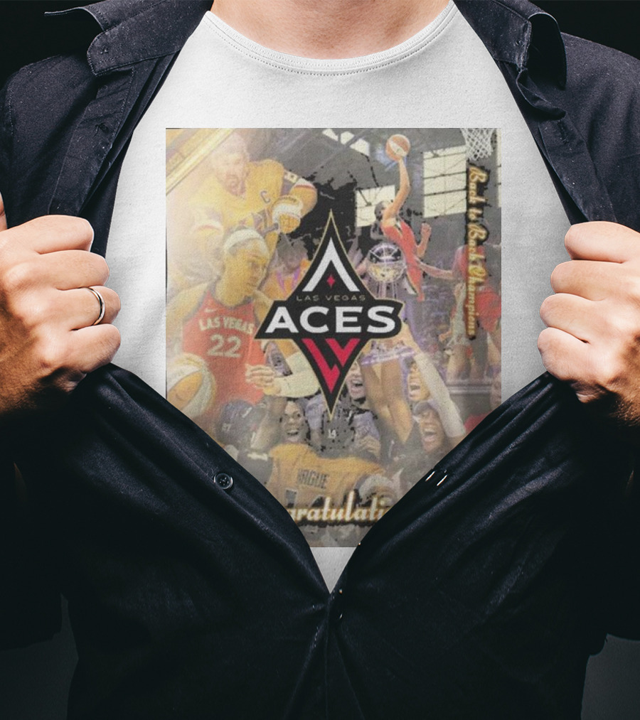 Las Vegas Aces Congratulations Raise The Stakes Basketball T-Shirt