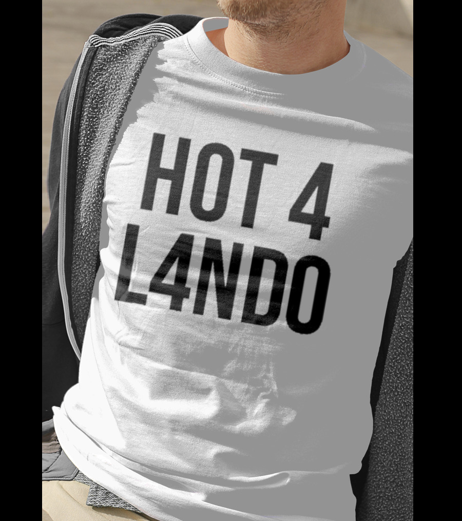 LN4 Hot Number 4 Norris Lando T-Shirt