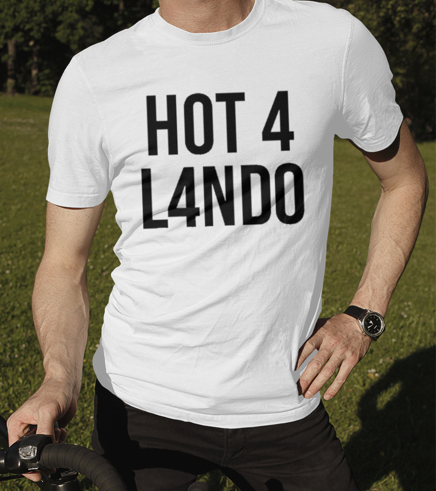 LN4 Hot Number 4 Norris Lando T-Shirt