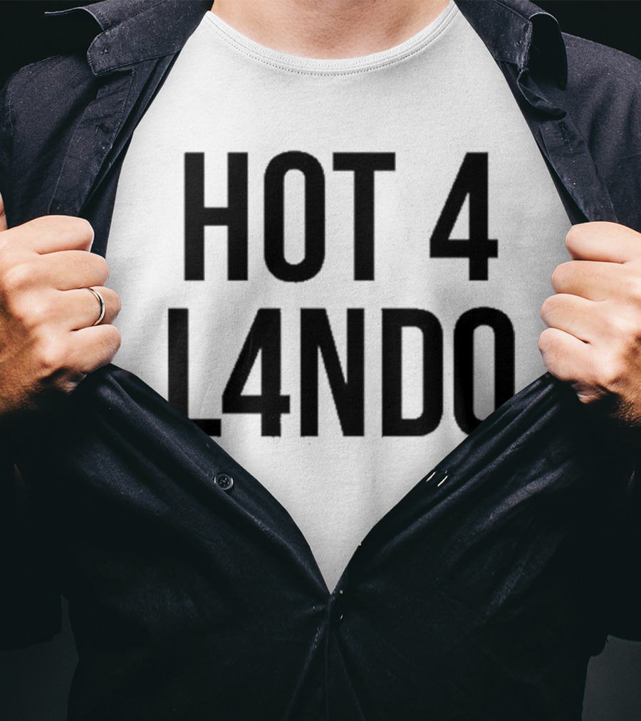 LN4 Hot Number 4 Norris Lando T-Shirt