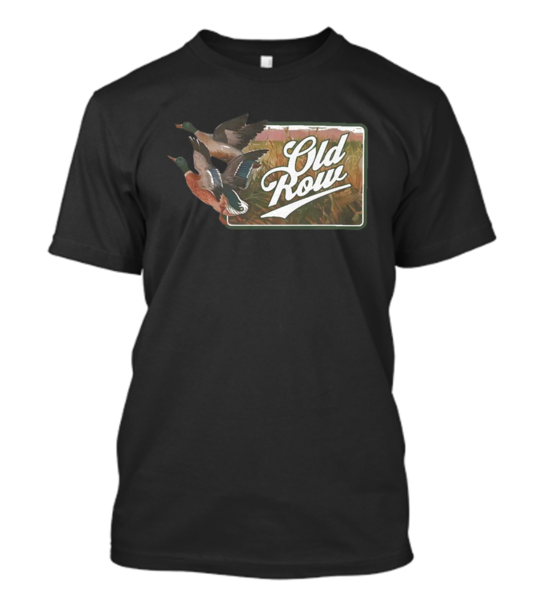 Old Row The Flying Duck Beer Pocket Vintage Waterfowl T-Shirt