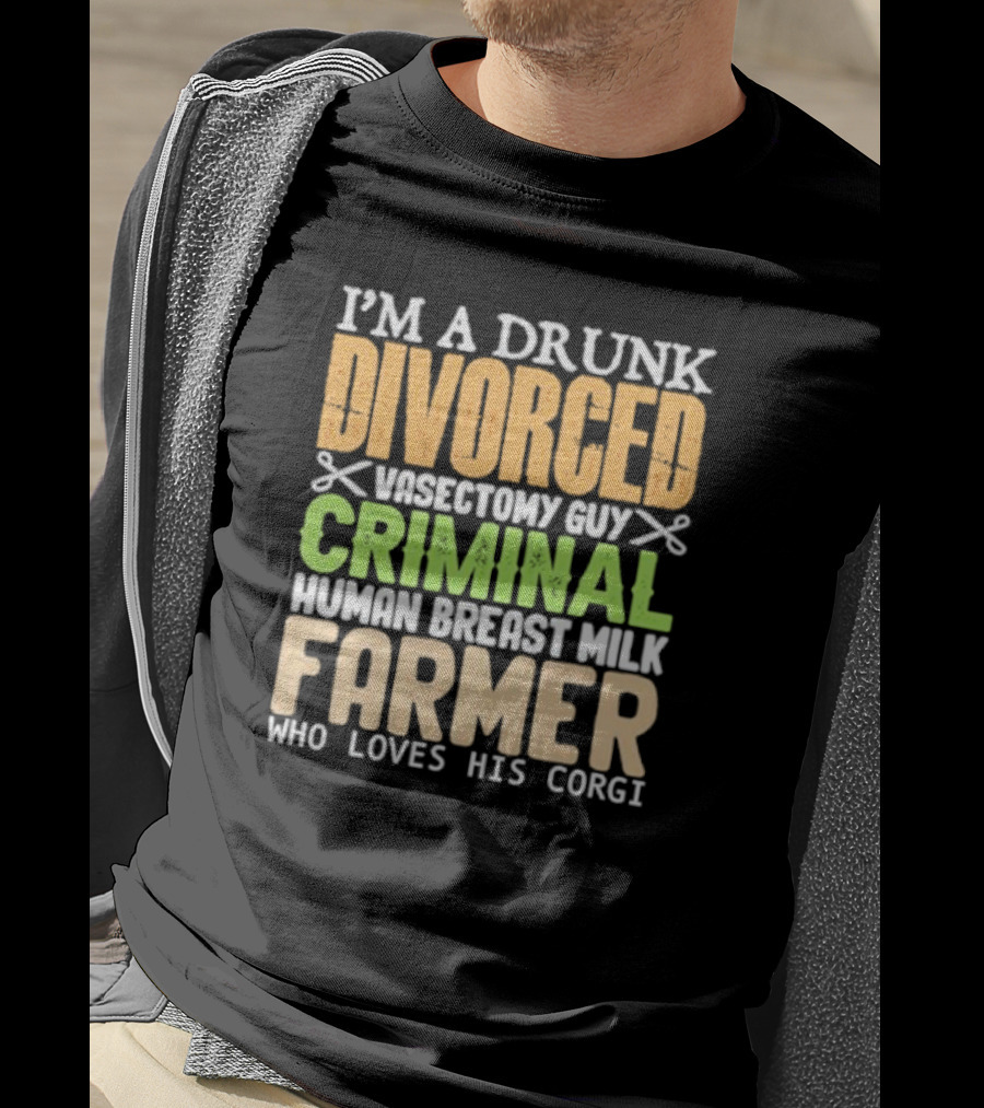 Divorced Criminal Farmer T-Shirt