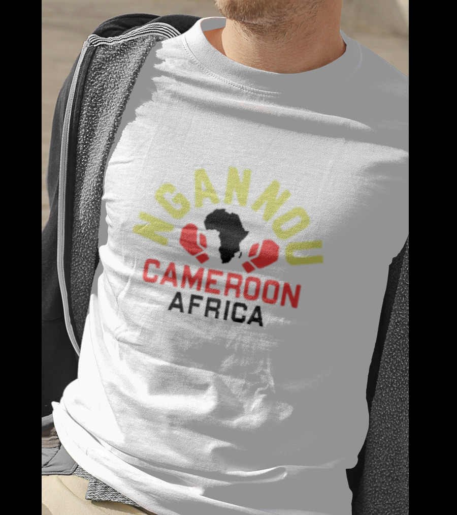 Ngannou Cameroon Africa Boxing Gloves Continent T-Shirt