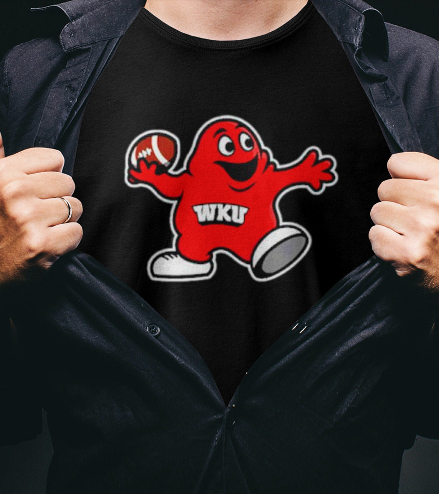 WKU Big Red Football Quarterback Mascot T-Shirt